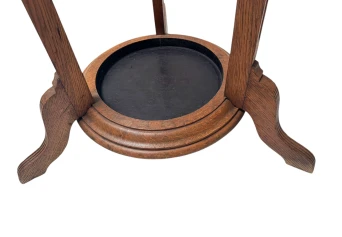 Arts & Crafts Coat Stand or Porte Manteau with Rotating Top, 1900s